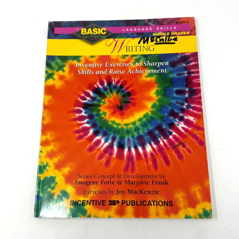 Writing Workbook Middle School Language Skills Incentive Publications 6-8